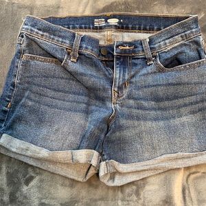 Denim shorts